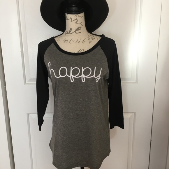 "Happy" T-shirt NWOT! - Picture 2 of 11